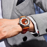2024  New Fashion mechanical Watch Business Top Luxury Brand Watches Stainless Steel Waterproof Luminous Wristwatc